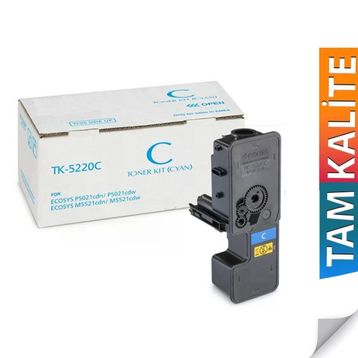 Kyocera Ecosys TK-5220 M5521CDN Mavi Uyumlu Muadil Toner