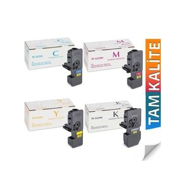 Kyocera Ecosys TK-5220 M5521CDW Uyumlu 1 Set Muadil Toner