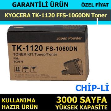 Kyocera FS-1060DN TK1120 TK-1120 Toner