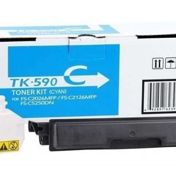Kyocera Mita TK-590 Muadil Mavi Toner