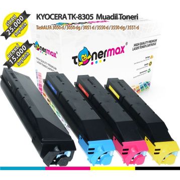 Kyocera Mita TK-8305 Siyah Muadil Toner