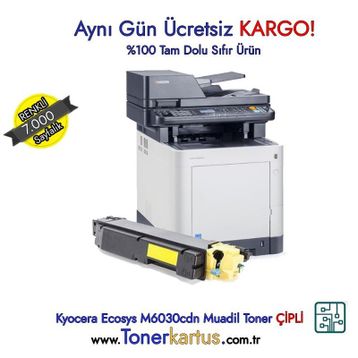 Kyocera TK-5140 Sarı Muadil Toner