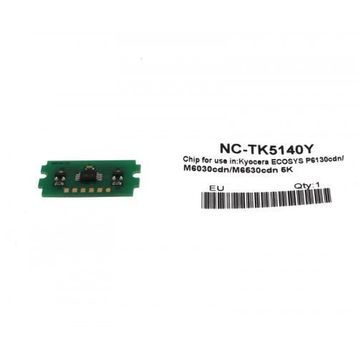 Kyocera TK-5140/1T02NRANL0 Sarı Toner Chip
