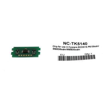 Kyocera TK-5140/1T02NRCNL0 Mavi Toner Chip