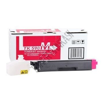 Kyocera TK-590 Kırmızı Muadil Toner
