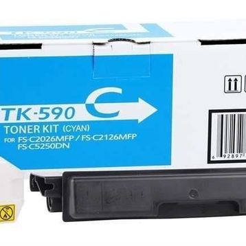 Kyocera TK-590 Mavi Muadil Toner