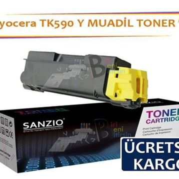 Kyocera TK-590Y Sarı Muadil Toner