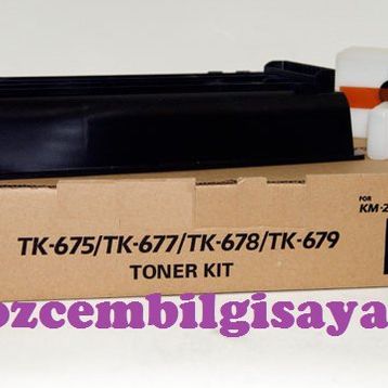 Kyocera TK-675 KM-2540 KM-2560 KM-3040 KM-3060 Mita Siyah Compatible Toner