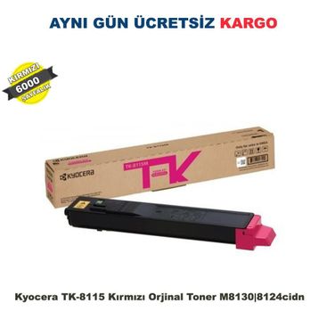 Kyocera TK-8115 Kırmızı Orjinal Toner