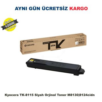 Kyocera TK-8115 Siyah Orjinal Toner