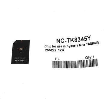 Kyocera TK-8345/1T02L7ANL0 Sarı Toner Chip