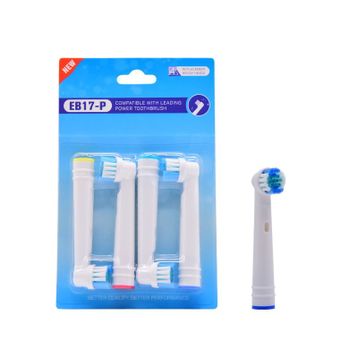 Kyver Oral-B Uyumlu Precision Clean 4’lü Diş Fırçası Yedek Başlığı