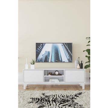 KZY Romeo Beyaz Tv Sehpası