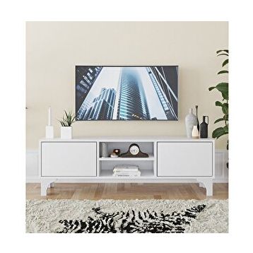 KZY Romeo Beyaz Tv Sehpası