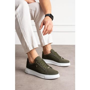L.A Polo 039 Haki Beyaz Erkek Spor Ayakkabı