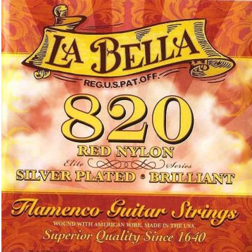 La Bella 820 Kırmızı Flamengo Gitar Teli