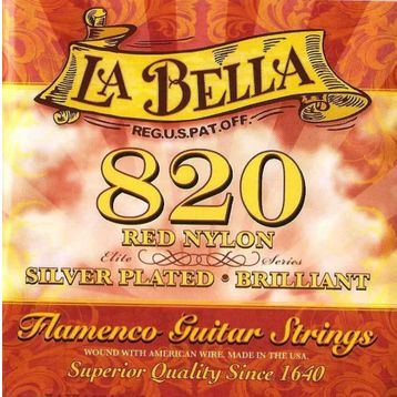 La Bella 820 Kırmızı Flamengo Gitar Teli