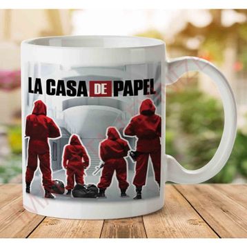 La Casa De Papel Dörtlü Baskılı Kupa Bardak