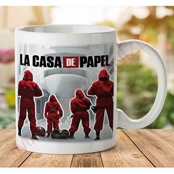 La Casa De Papel Dörtlü Baskılı Kupa Bardak