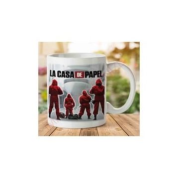 La Casa De Papel Dörtlü Baskılı Kupa Bardak