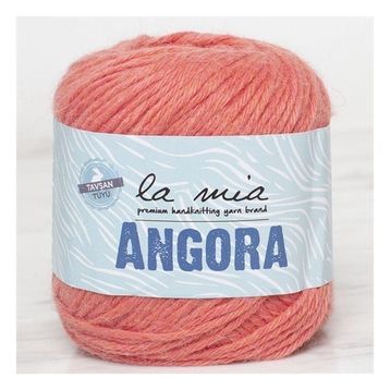 La Mia Angora 33798 L126 50 gr Turuncu El Örgü İpi