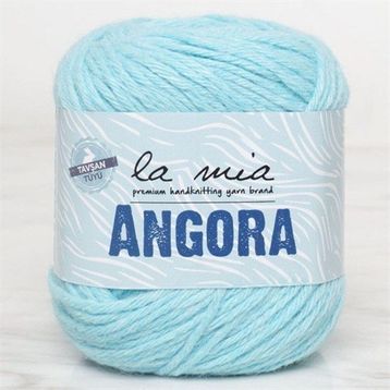 La Mia Angora 33802 L071 50 gr Mavi El Örgü İpi