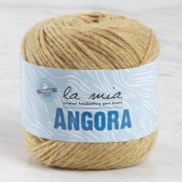 La Mia Angora 33807 L132 50 gr Bej El Örgü İpi