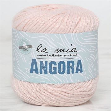 La Mia Angora 34012 L185 Pudra Pembe El Örgü İpi