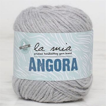 La Mia Angora 34013 L047 Gri El Örgü İpi