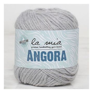 La Mia Angora 34013 L047 Gri El Örgü İpi