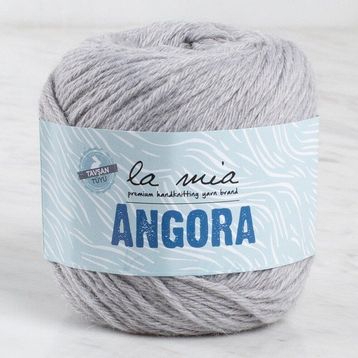La Mia Angora 34013 L047 Gri El Örgü İpi