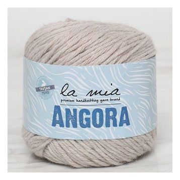 La Mia Angora 34218 L003 50 gr Bej El Örgü İpi