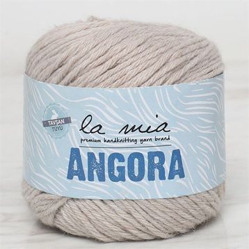 La Mia Angora 34218 L003 50 gr Bej El Örgü İpi