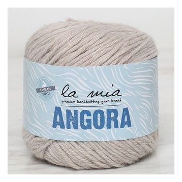 La Mia Angora 34218 L003 50 gr Bej El Örgü İpi