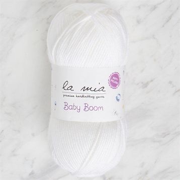 La Mia Baby Boom 34118 10 Beyaz El Örgü İpi