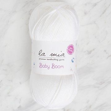 La Mia Baby Boom 34118 10 Beyaz El Örgü İpi