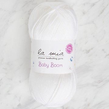 La Mia Baby Boom 34118 10 Beyaz El Örgü İpi