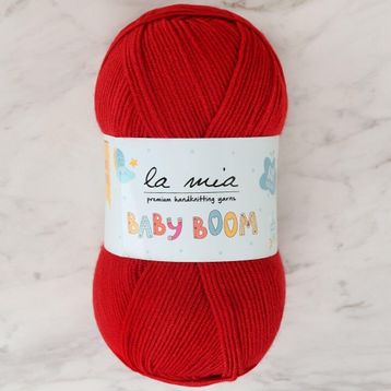 La Mia Baby Boom 34266 136 Koyu Kırmızı El Örgü İpi