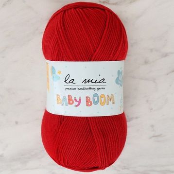 La Mia Baby Boom 34266 136 Koyu Kırmızı El Örgü İpi