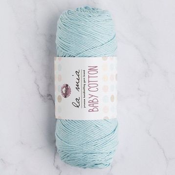 La Mia Baby Cotton 33625 L036 Açık Mavi El Örgü İpi