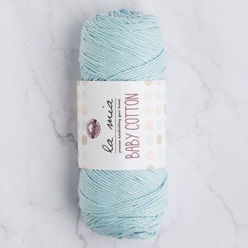 La Mia Baby Cotton 33625 L036 Açık Mavi El Örgü İpi