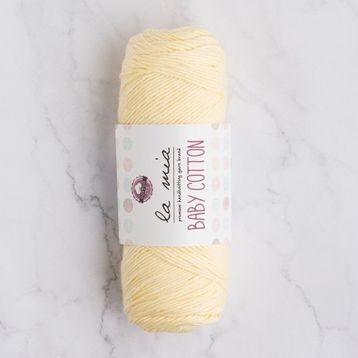La Mia Baby Cotton 33626 L028 Bebe Sarı El Örgü İpi