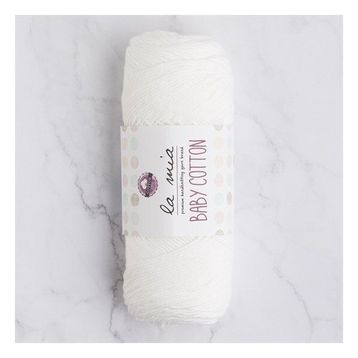 La Mia Baby Cotton 33628 L001 Beyaz El Örgü İpi