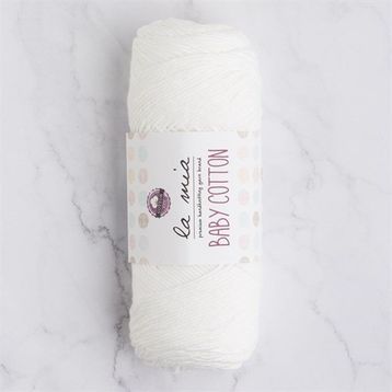 La Mia Baby Cotton 33628 L001 Beyaz El Örgü İpi