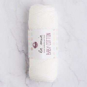 La Mia Baby Cotton 33628 L001 Beyaz El Örgü İpi