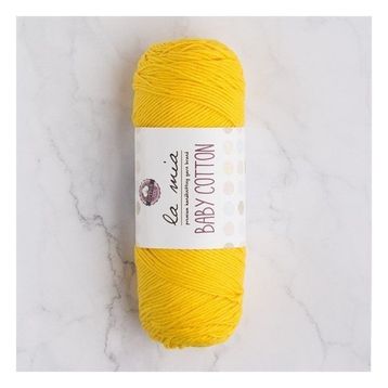 La Mia Baby Cotton 33632 L003 Hardal Sarısı El Örgü İpi