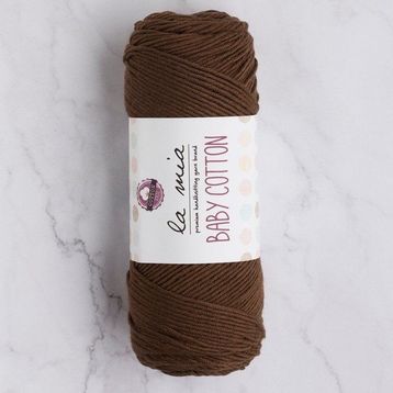 La Mia Baby Cotton 33633 L005 Kahverengi El Örgü İpi