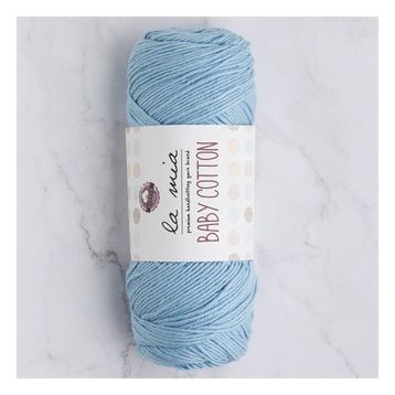 La Mia Baby Cotton 33640 L041 Mavi El Örgü İpi
