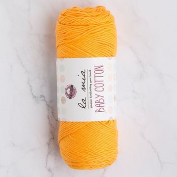 La Mia Baby Cotton 33652 L037 Turuncu El Örgü İpi