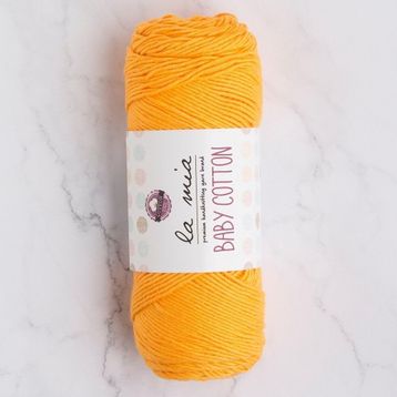 La Mia Baby Cotton 33652 L037 Turuncu El Örgü İpi
